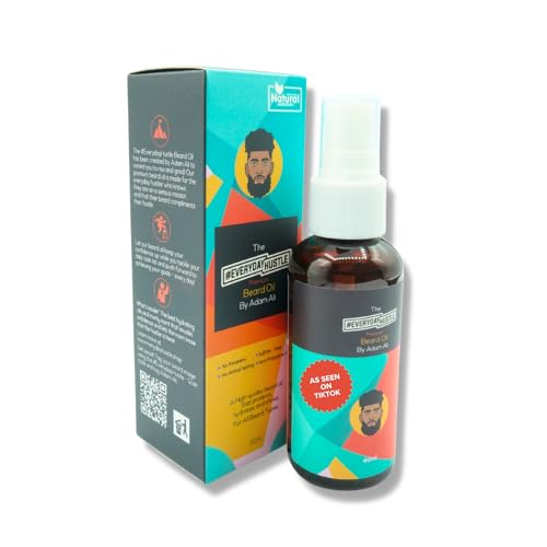 EverydayHustle Jasmine Beard Oil for Black Men - Lightweight Hydrating Serum 60ml