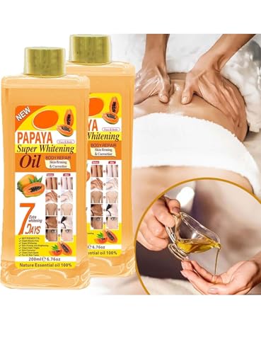 Natural Papaya Oil for Face & Body - 6.7oz Hydrating Oil