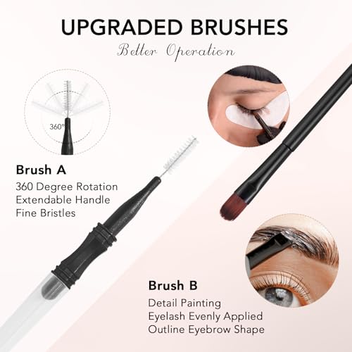 Lomansa Black Eyelash Color Kit – Natural Results for Lashes & Brows