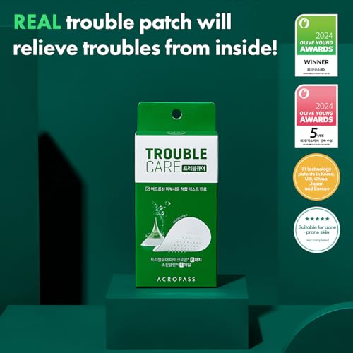 Acropass Trouble Care Microcone Acne Patch 6 Count Spot Treatment with Niacinamide