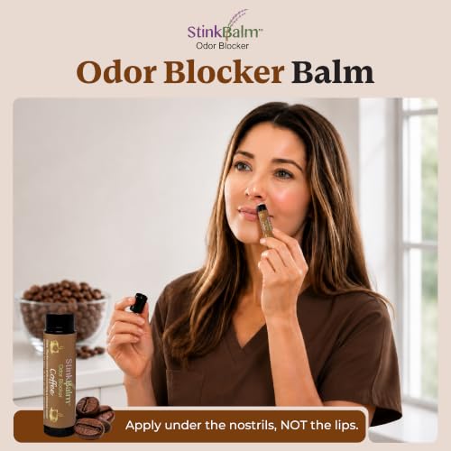 StinkBalm Coffee Odor Masking Balm - Portable & Pocket-Friendly