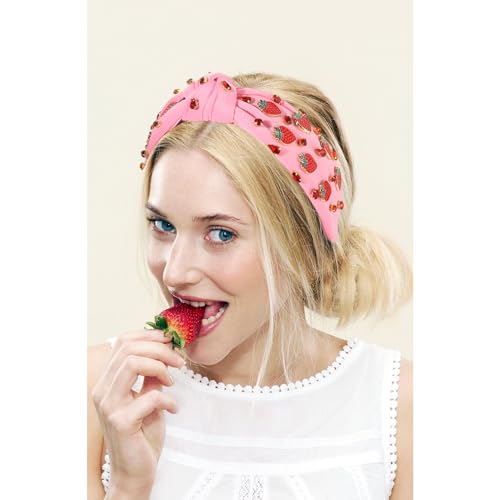 Fruit A-Pink Strawberry Headband for Women - Summer Hair Accessory