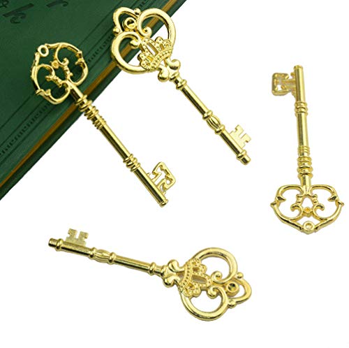Makhry 20Pcs Rustic Skeleton Keys for Wedding Favors & Decor