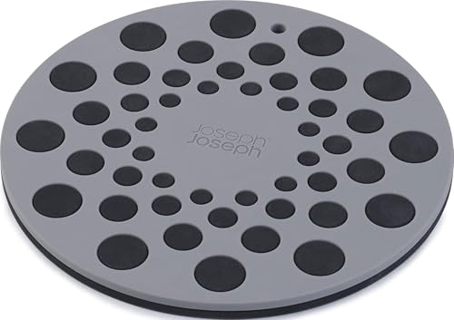 Joseph Joseph Set of 2 Heat-Resistant Silicone Trivets, Gray