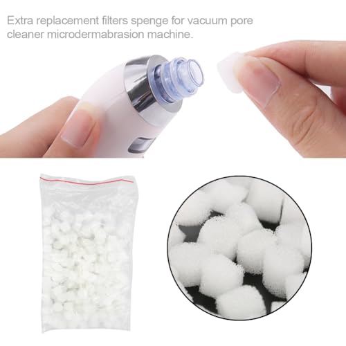 Nikou 150pcs Replacement Filter Sponge for Blackhead Vacuum Pore Cleanser