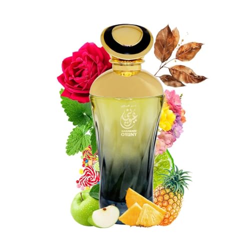 Al Haramain Oyuny Eau de Parfum for Unisex, Amber Floral Spray, 3.33 Ounce