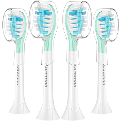 Aoremon Replacement Toothbrush Heads for Philips Sonicare C3 - 4 Count