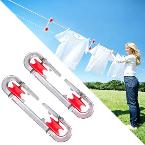 AACGIN Heavy-Duty Clothesline Spreader Pulley Kit - 2 Pack