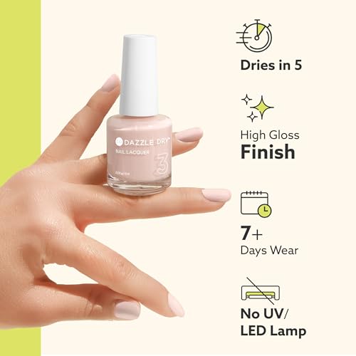 Dazzle Dry Acetone Nail Polish Remover 4 oz - Lemongrass & Clove Oil