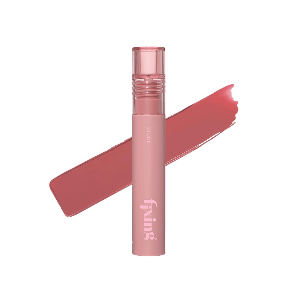 ETUDE Fixing Tint #01 Analog Rose - Long-Lasting, High-Pigment Liquid Lipstick | Waterproof Matte Finish | K-Beauty 4g