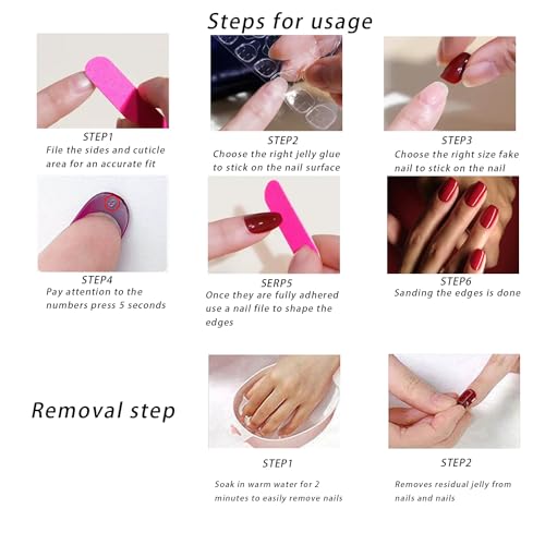 Extra Long White French Tip Stiletto Press-On Nails Set
