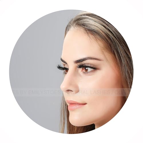EMILYSTORES 12mm D Curl Individual Eyelash Extensions, 0.25mm Thickness