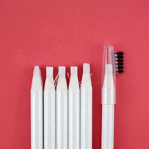 Guapa 6pcs Microblading Brow Mapping Pencil - Professional White Eyebrow Pen