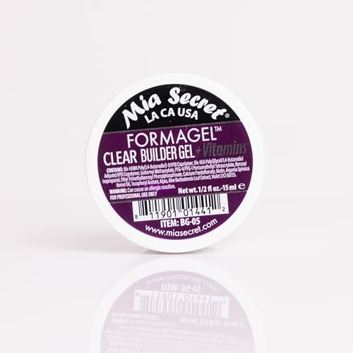 Mia Secret Formagel Clear Builder Gel - 0.5 oz Professional Nail System
