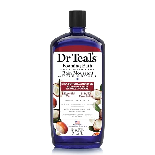 Dr Teal's Foaming Bath with Epsom Salt, Shea Butter & Almond - 34 fl oz