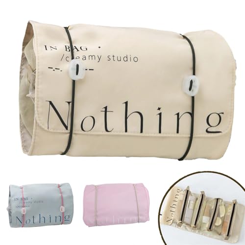 BunnyCare Large Travel Makeup Bag with 4 Detachable Organizer Pockets
