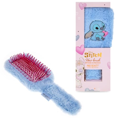 Disney Lilo & Stitch Fluffy Hairbrush - Cute & Functional