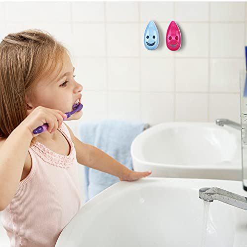Portable Toothbrush Holder Cover - 6 Pack with Suction Cups