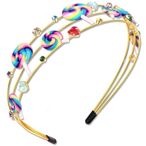 Candy Headband Costume Accessory - Lollipop & Candy Cane Christmas Prop