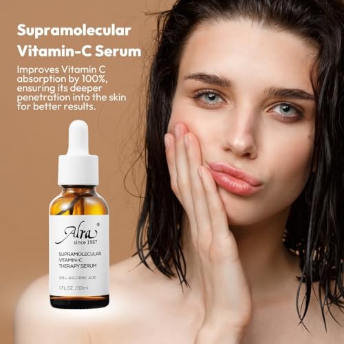 Alra Vitamin C Serum for Face - Brightening & Hydrating Anti-Aging Treatment