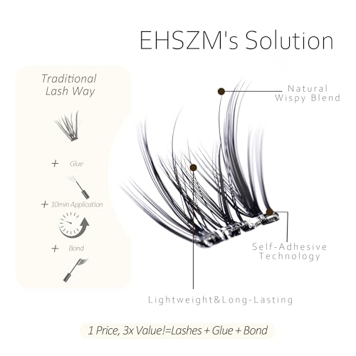 Self-Adhesive Lash Clusters Kit Astra | 10-16mm, Easy to Apply