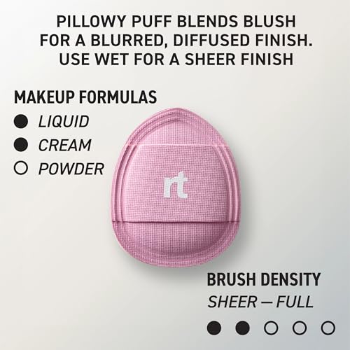 Real Techniques Cheeky Trio Makeup Brush Set with Powder, Blush & Bronzer Brushes