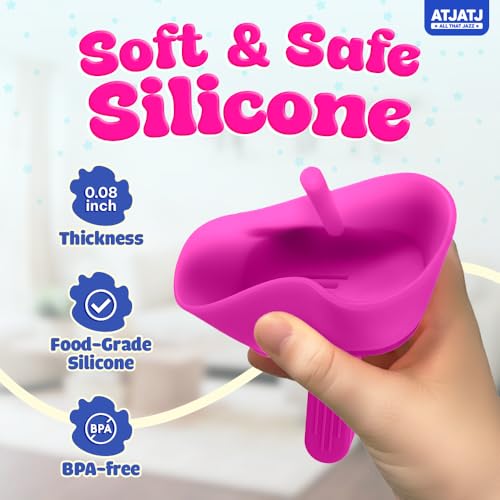Drip-Free Silicone Popsicle Holders for Kids - 5 Pack