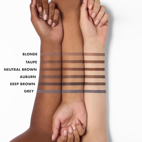 e.l.f. Waterproof Brow Pencil - Neutral Brown, Dual-Ended, Pack of 2