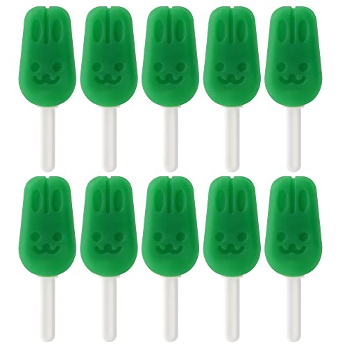 DLENP Corn Silicone Chewies with Handle for Invisalign - 10 Pcs Mint Flavor