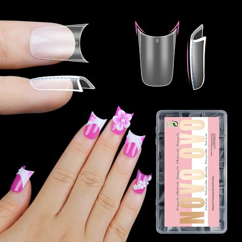 NOVO OVO Moon Curve Extra Thick Duck Nail Tips - 240 pcs