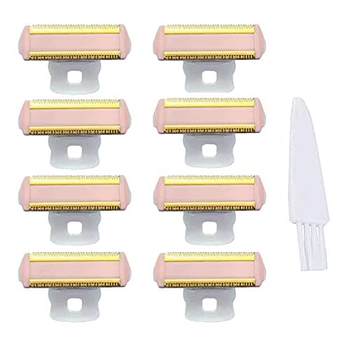 8PCS Ladies Shaver Replacement Head + Cleaning Brush for Finishing Touch Flawless