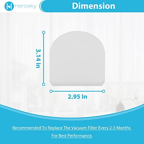 6-Pack HydroVac Filters for Shark AW261 & WD201 Vacuums