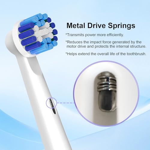 16-Pack Replacement Brush Heads for Oral-B Electric Toothbrushes