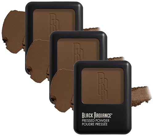 Black Radiance Pressed Powder Rich Mahogany - 1 Ounce (Pack of 3)