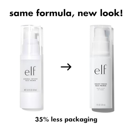 e.l.f. Mineral Infused Face Primer - Smooth Foundation Base, Vegan
