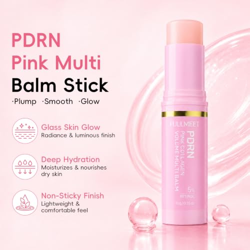 PDRN Pink Collagen Volume Multi Balm - Hydrating Skin Balm for Face & Body