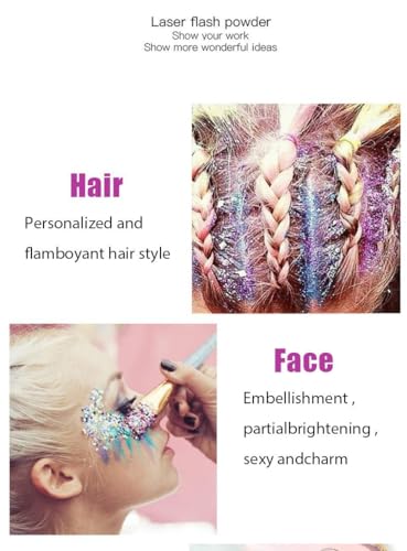 PAQIMAN Face and Body Glitter Gel – Longwear Shimmer Makeup for Festivals