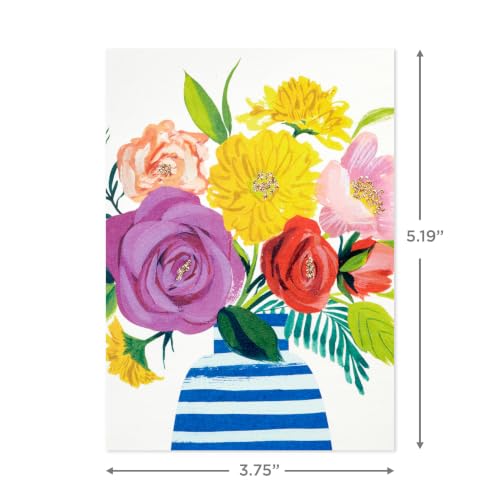 Hallmark Floral Bouquet Blank Cards with Envelopes - 20-Pack