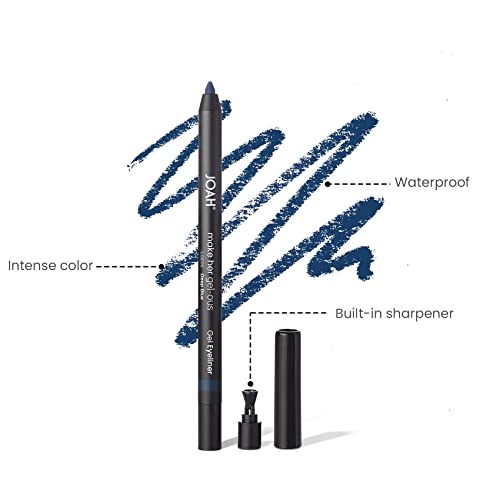 JOAH Make Her Gel-ous Gel Eyeliner - Deep Blue, 1 Fl Oz - Waterproof & Long-Lasting