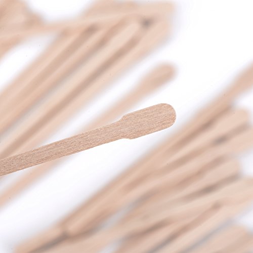 Whaline 400 Pack Wax Applicator Sticks for Facial & Body Hair Removal