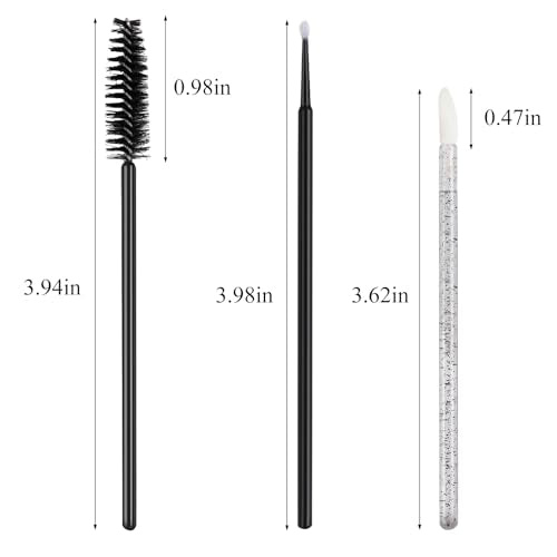 200 PCS Eyelash Extension Supplies Kit with Brushes & Applicators