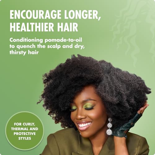 Mielle Organics Rosemary & Mint Hair Pomade for Women & Men - Conditioning Natural Hair Moisturizer to Quench the Scalp, Lock in Wave Patterns, Add Shine & Help Protect Against Dryness (5 oz)