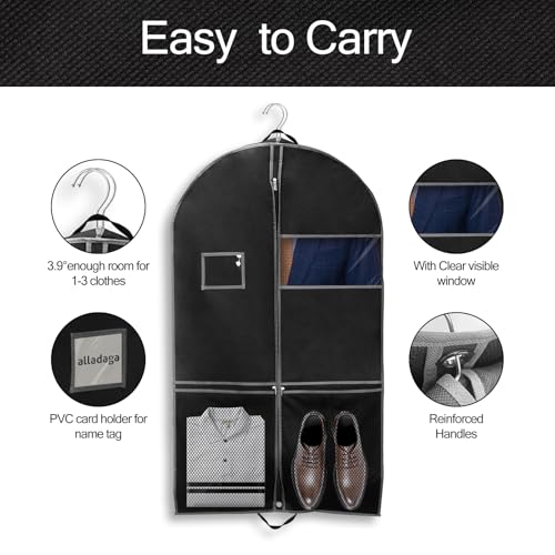 43" Travel Garment Bag - Waterproof Suit & Dress Storage