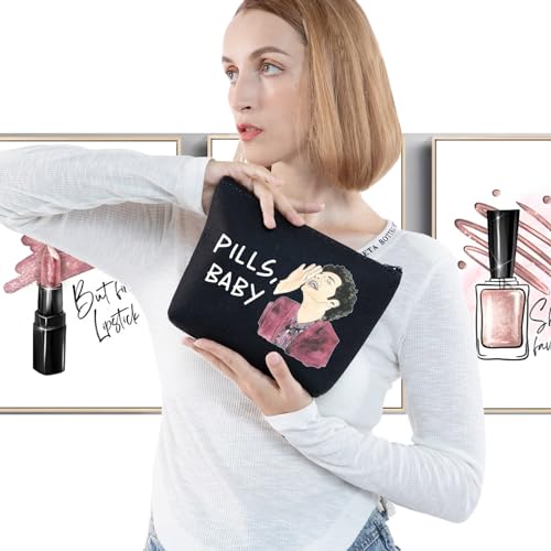 G2TUP Canvas Travel Cosmetic Bag - Pills Baby BL MG Print Zipper Pouch