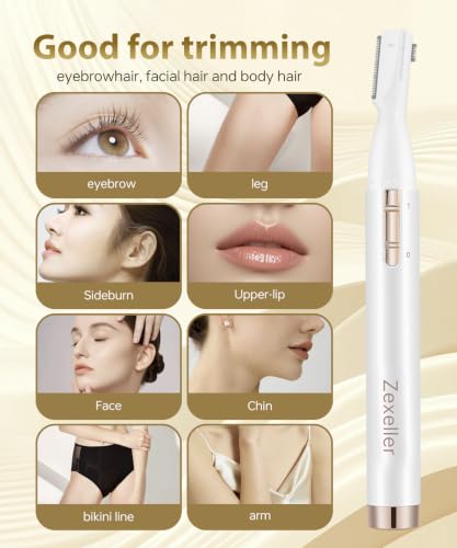 Battery Operated Eyebrow Trimmer for Women & Facial Hair Removal