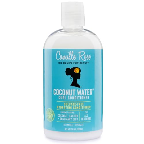 Camille Rose Coconut Water Curl Conditioner 11.99 oz – Hydrating & Frizz Control