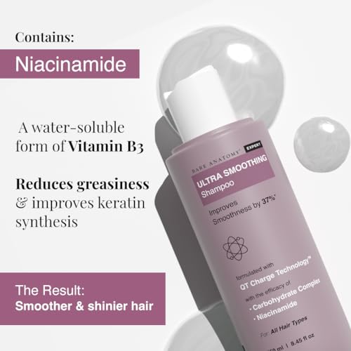 Bare Anatomy Ultra Smoothing Shampoo for Dry & Frizzy Hair - 250ml