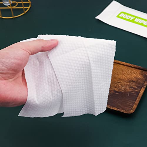 Hipruict Large Body Wipes, 50 Pack - Aloe Vera, No Rinse, Odor Removal