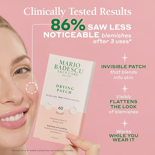 Mario Badescu Invisible Blemish Patches - 60 Vegan Spot Treatments