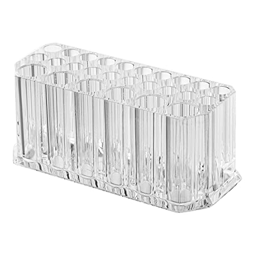 Foraineam 3-Pack Acrylic Makeup Organizer for Eyeliner, Lip Liner, and Brushes